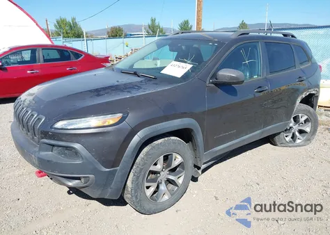 2014 Jeep Cherokee Trailhawk из США, поврежденный, VIN 1C4PJMBS7EW199070